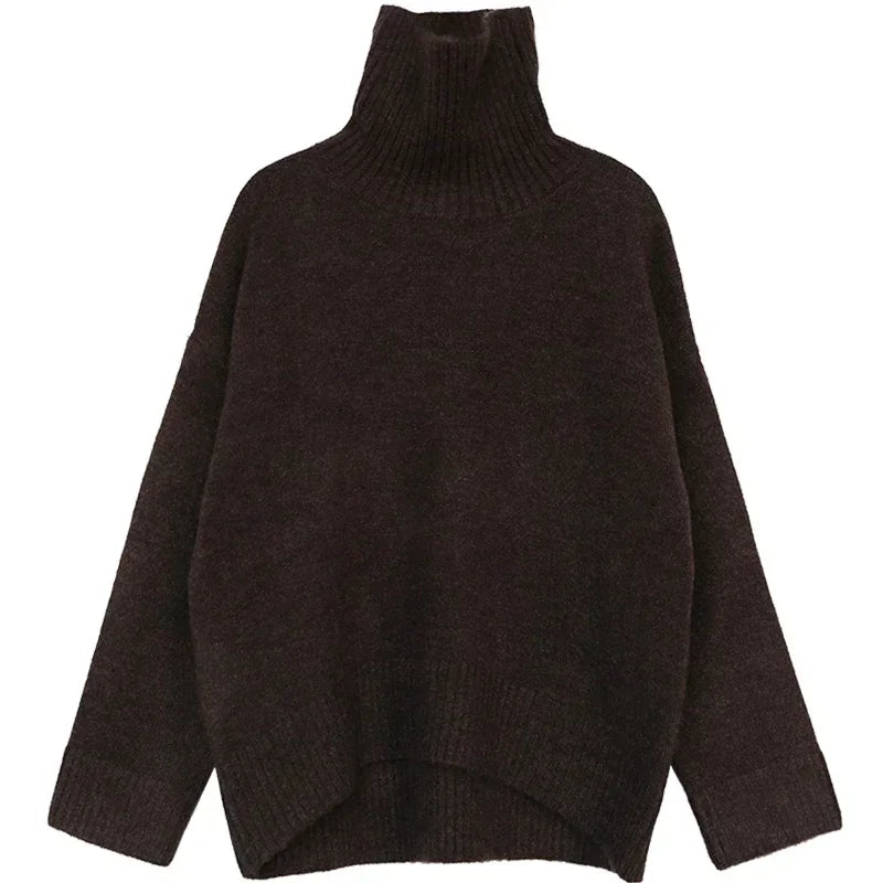Sweater Loose Turtleneck Pullover Sweater