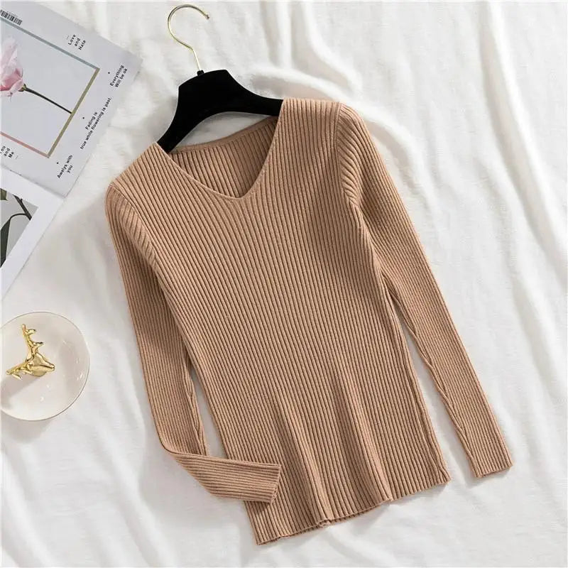 Long Sleeve Knitted Pullover