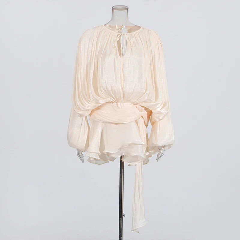 Elegant Ruched Mini Dress