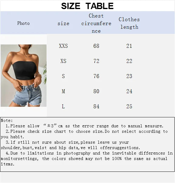 Strapless Plus-size seamless ice silk top