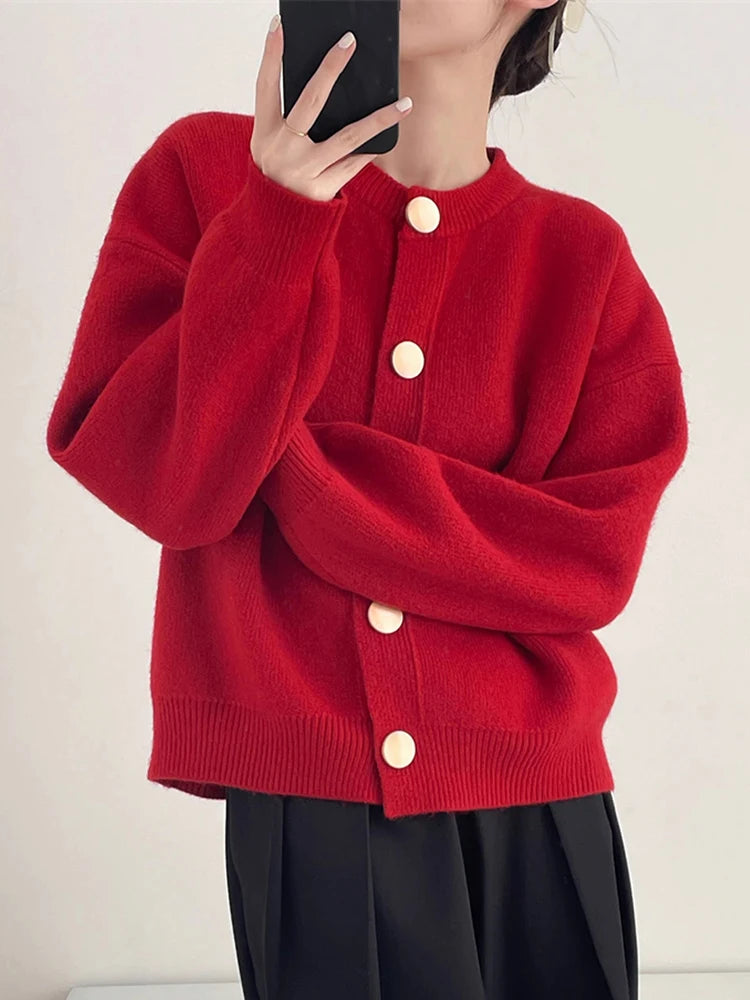 Knitted Loose Cardigans Sweater