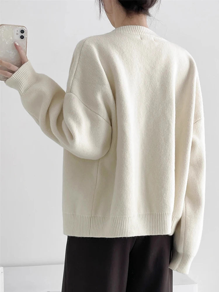 Knitted Loose Cardigans Sweater