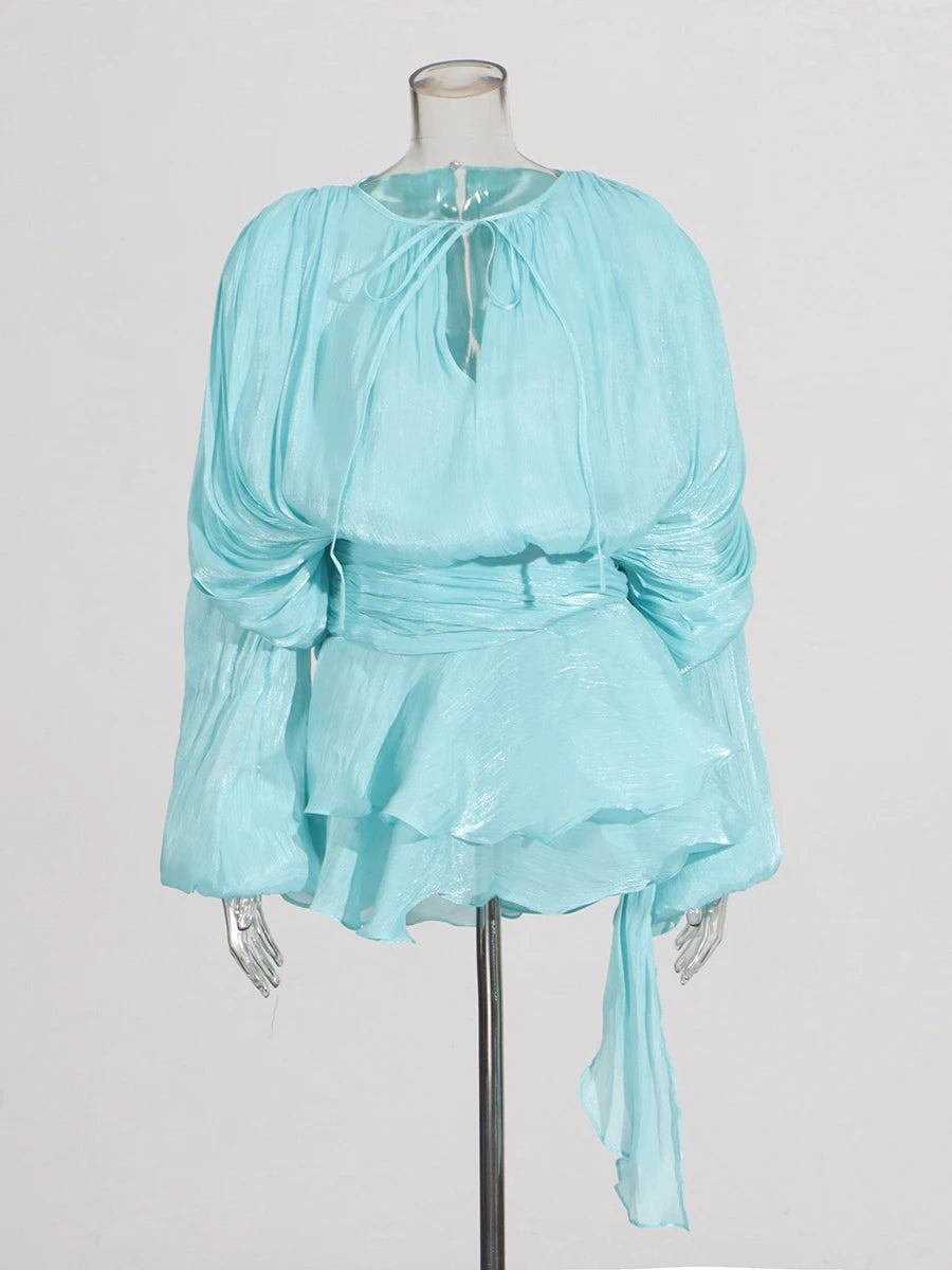Elegant Ruched Mini Dress