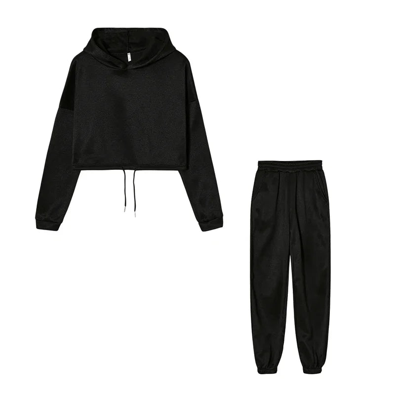 Casual, Trendy & Comfortable Long-Sleeve Two-Piece Sports Set