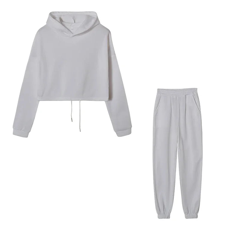 Casual, Trendy & Comfortable Long-Sleeve Two-Piece Sports Set