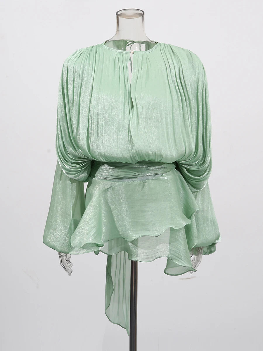 Elegant Ruched Mini Dress
