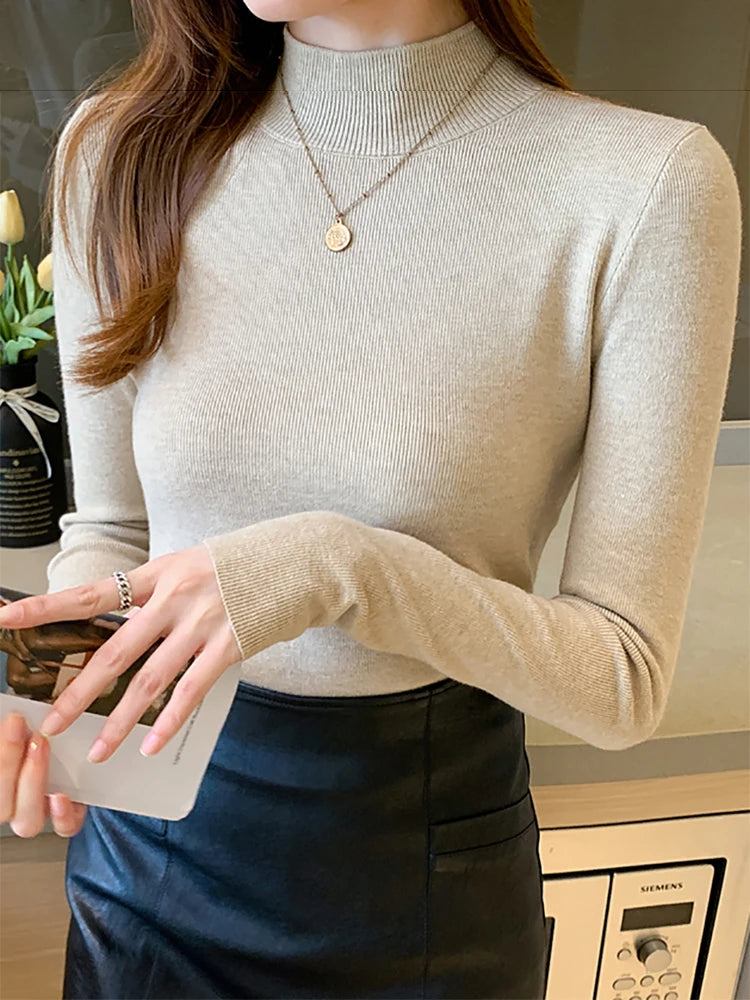 Turtleneck Pullover Sweater
