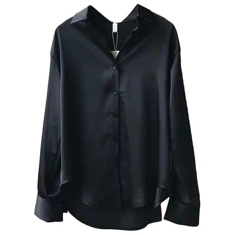 Long Sleeve Turn-down Collar