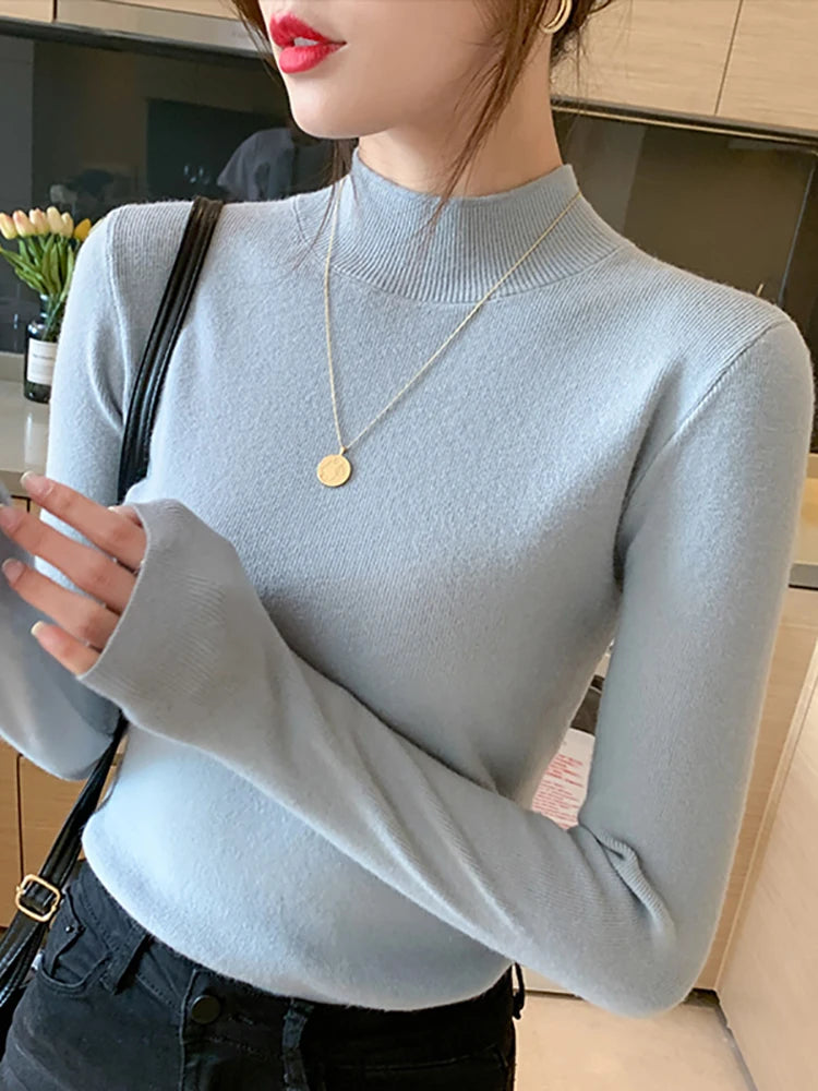Turtleneck Pullover Sweater