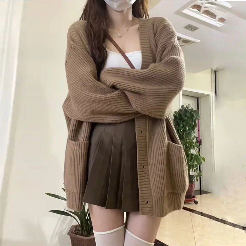 Knitted Cardigan Sweater