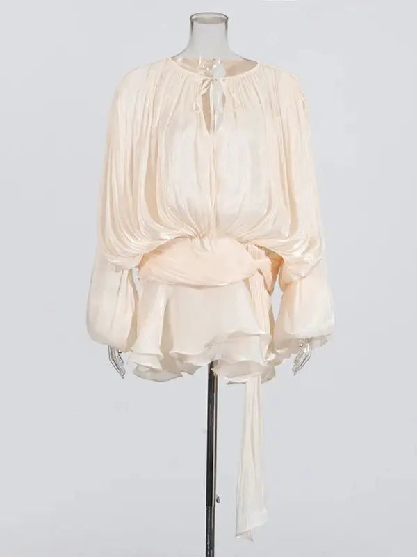 Elegant Ruched Mini Dress