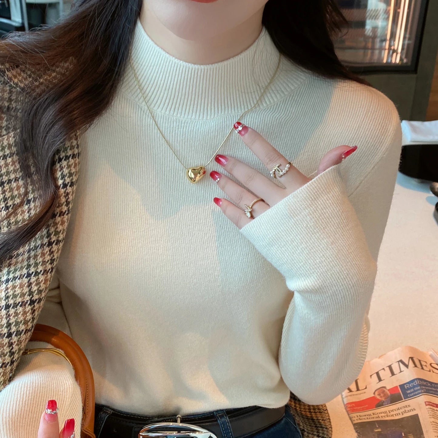 Turtleneck Pullover Sweater