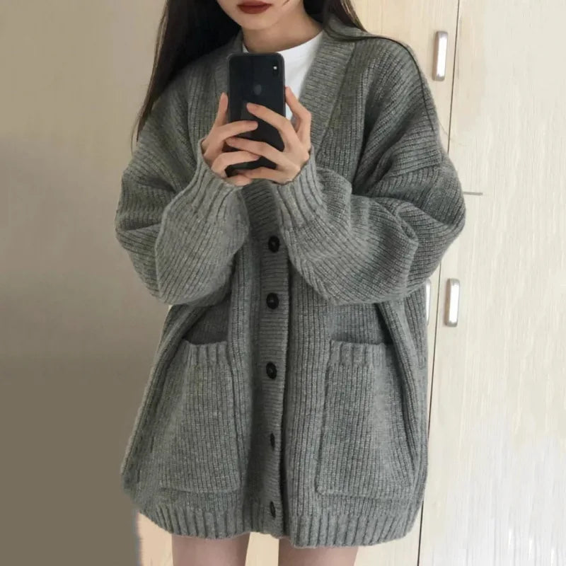 Knitted Cardigan Sweater