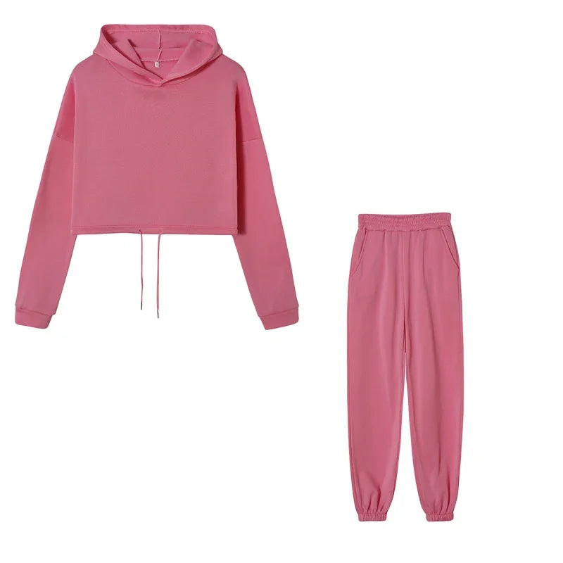 Casual, Trendy & Comfortable Long-Sleeve Two-Piece Sports Set