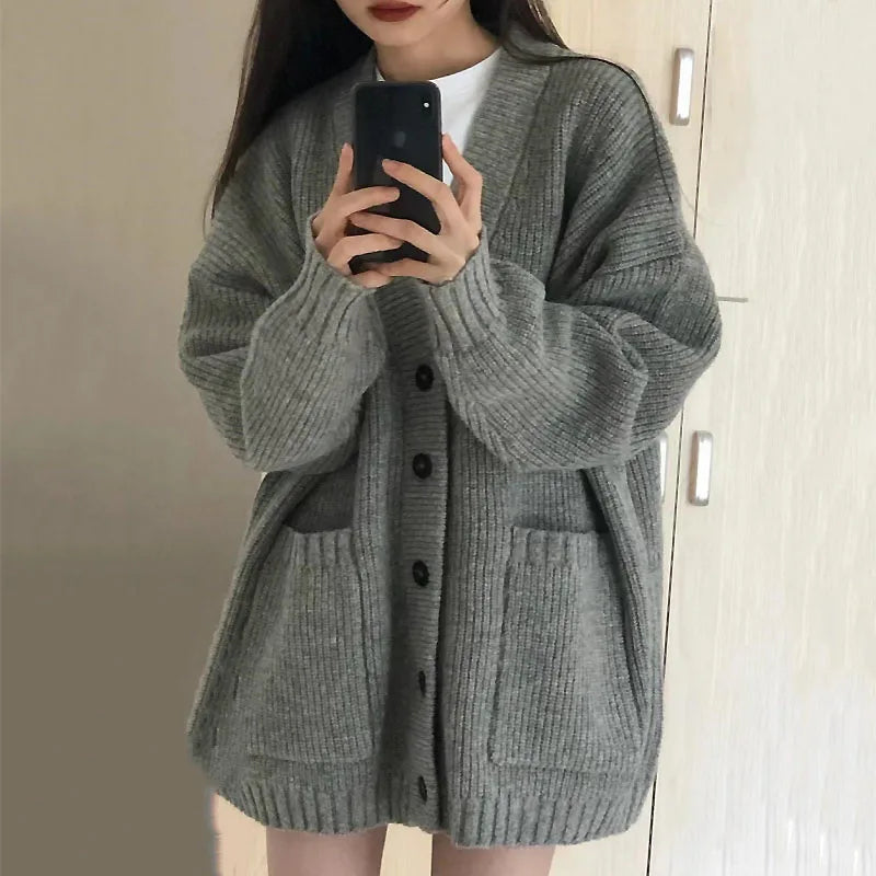 Knitted Cardigan Sweater