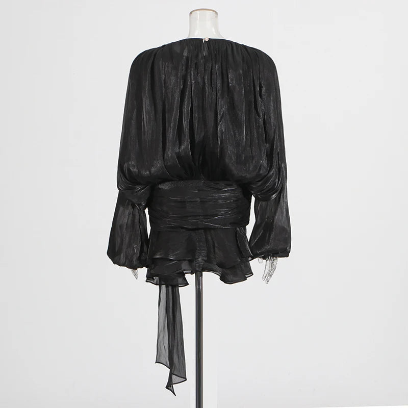 Elegant Ruched Mini Dress