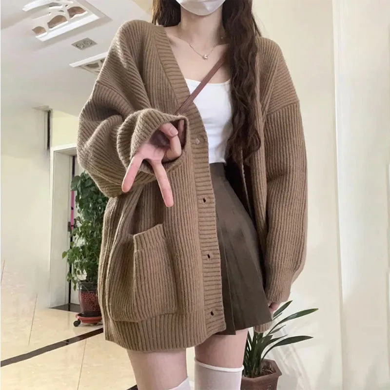Knitted Cardigan Sweater