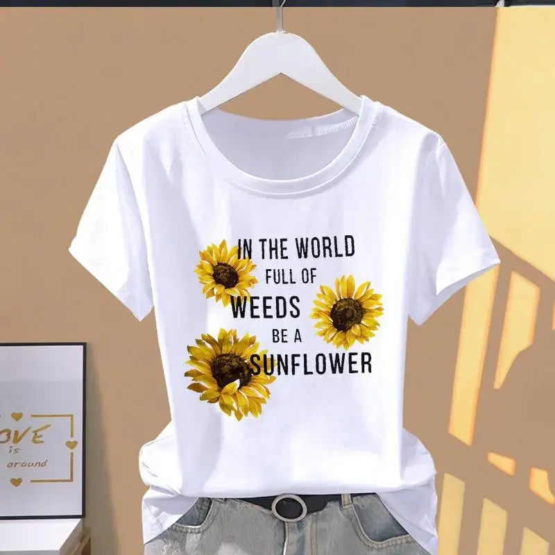 Floral Sports Short Sleeve T-shirt