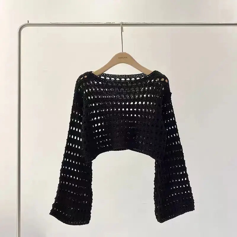 Crochet Knit Top