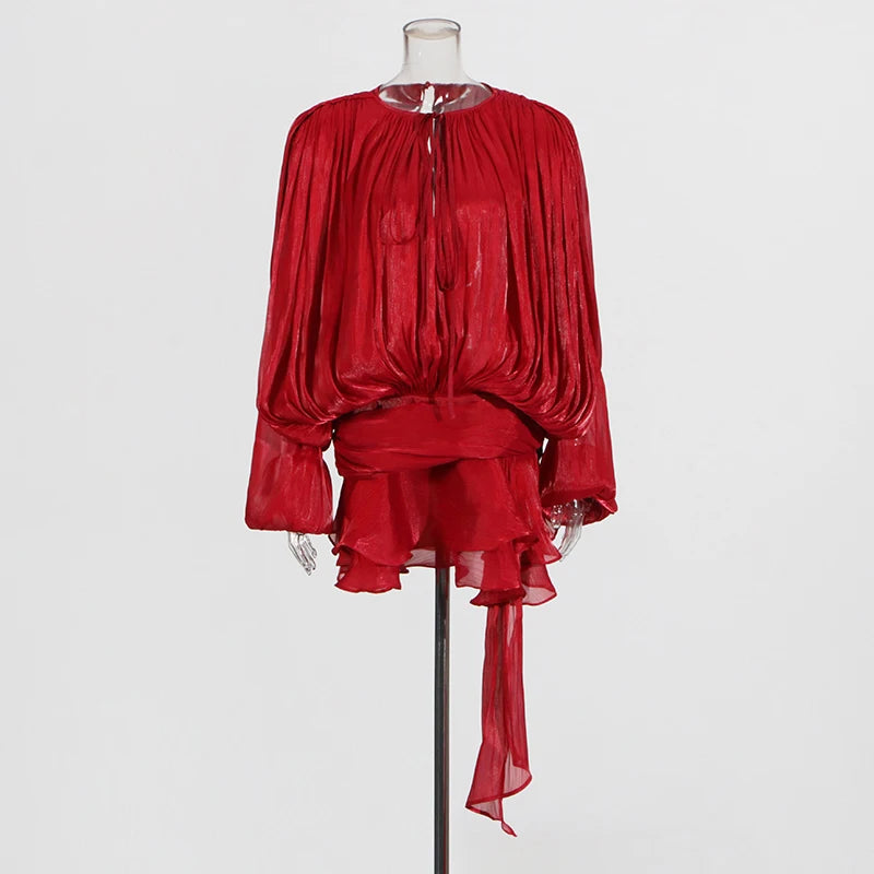 Elegant Ruched Mini Dress